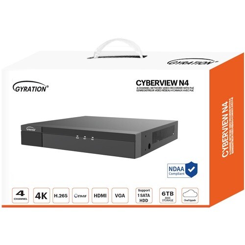 4 CHL POE+ NVR W/2 TB HDD 1 2TB HDD