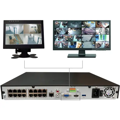 16 CHLPOE+ NVR WITH 10/TB HDD 1 10TB HDD