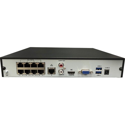 8 CHL POE+ NVR WITH 4/TB HDD 1 4TB HDD-TAA COMPLIANT