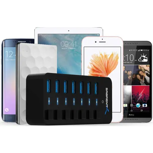 7PORT USB 3.0 HUB 5GBPS WITH POWER SWITCH  LEDS W/ 36W 12V/3A