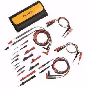 TEST LEAD SET DELUXE ELECTRONIC 1X TEST LEAD 1X BLACK  RED ALLIGAT