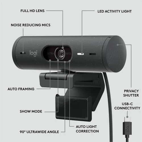 BRIO 505 WEBCAM - GRAPHITE TAA -