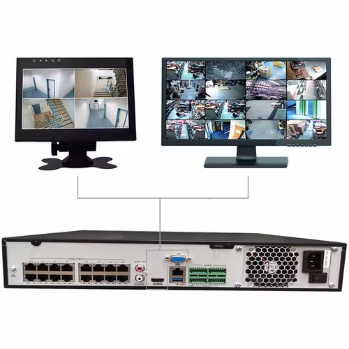 32 CHL POE+ NVR WITH 20/TB HDD 2 10TB HDD-TAA COMPLIANT