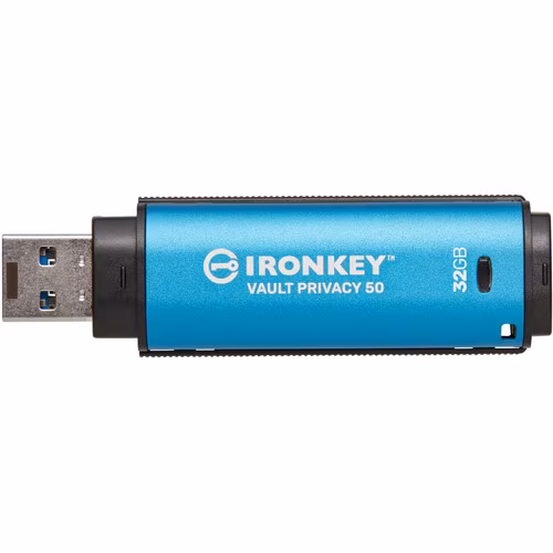 32GB IRONKEY VAULT PRIVACY 50 AES-256 ENCRYPTED FIPS 197