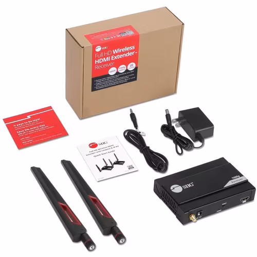 FULL HD WIRELESS HDMI EXTENDER - RECEIVER