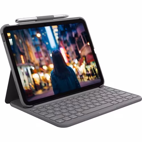 SLIM FOLIO F/ IPAD OXFORD GREY 10TH GEN  A16 10.9IN