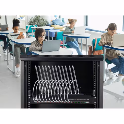 16P INDUSTRIAL USB-C PD 600W 30W PER PORT - UL CERTIFICATION