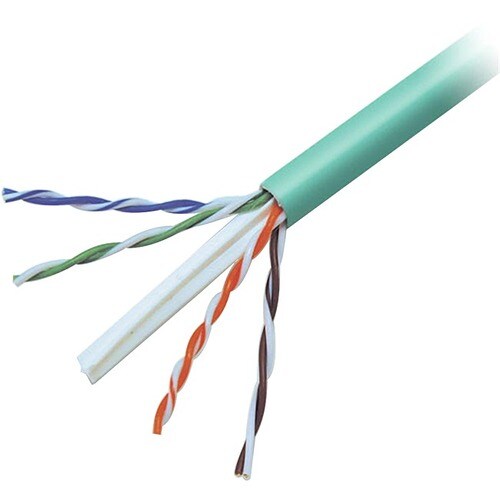 1000FT BULK CAT6 GIGABIT GREEN PVC PATCH SOLID 24AWG NO RETURNS