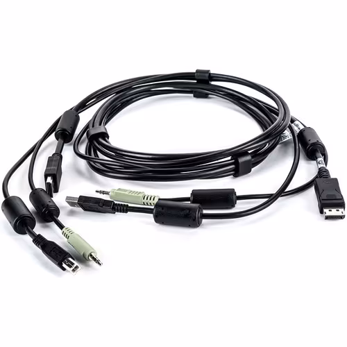 6FT CABLE ASSY 1-DISPLAYPORT/1-USB/1-AUDIO