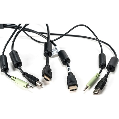 10FT CABLE ASSY 1-HDMI/1-USB/1-AUDIO