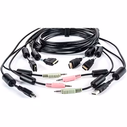 6FT CABLE ASSY 2-HDMI/1-USB/2-AUDIO