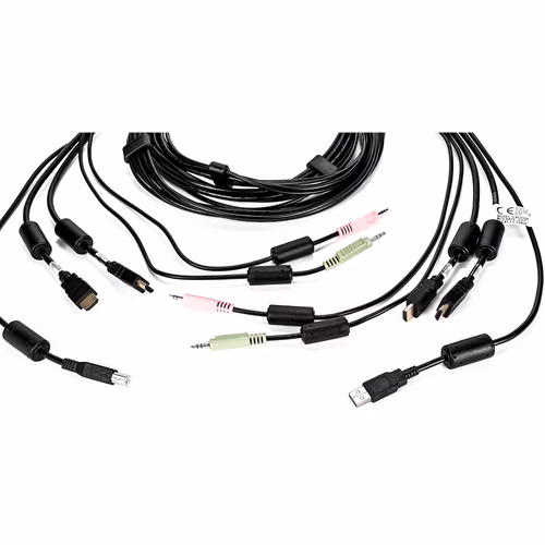 10FT CABLE ASSY 2-HDMI/1-USB/2-AUDIO