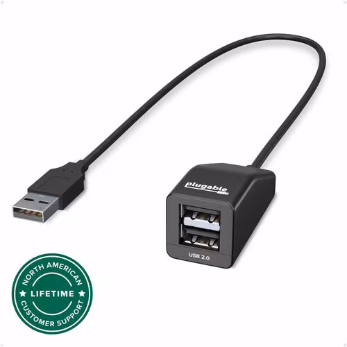 PLUGABLE USB2-2PORT USB 2.0 2-PORT SPLITTER
