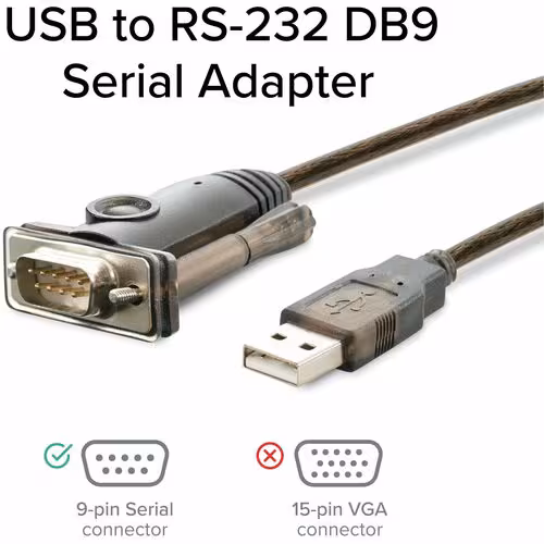 PLUGABLE PL2303-DB9 USB TO SERIAL ADAPTER