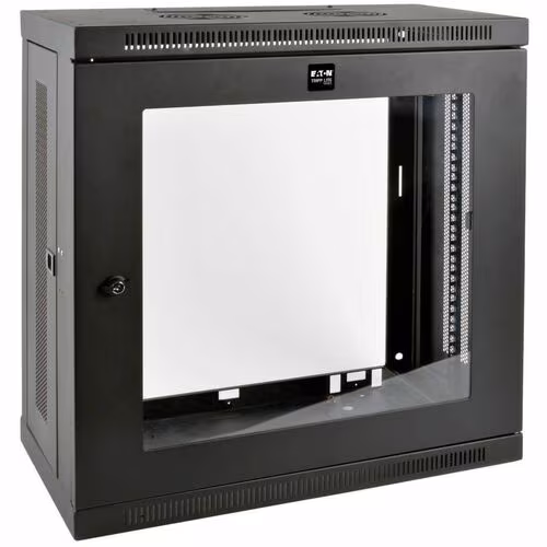 12U WALL MOUNT RACK ENCLOSURE CABINET 13IN DEEP ACRYLIC WINDOW