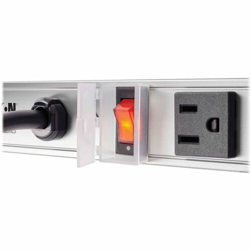 24 OUTLET POWER STRIP VERTICAL 15FT CRD METAL 120V 20A L5-20P 72IN