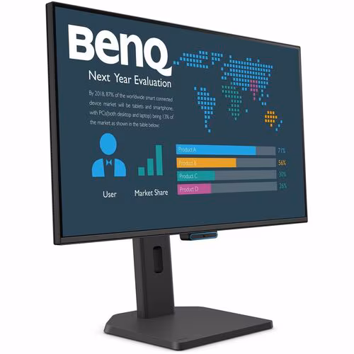 BENQ 27IN LCD MONITOR144HZ IPS1920X1080BLACK99 SRGBHT ADJ