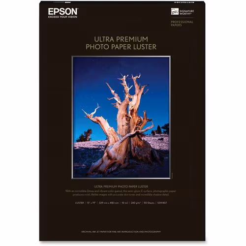50 SHEET 13 X 19 PREMIUM LUSTER PHOTO PAPER