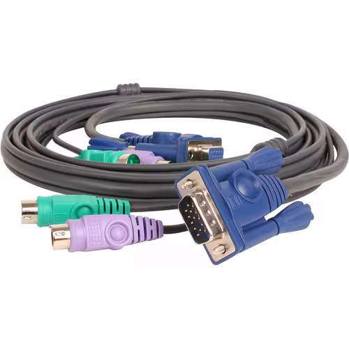 6FT PS2 KVM COMBO PREMIUM CABLE W/ MICRO LITE TECHNOLOGY