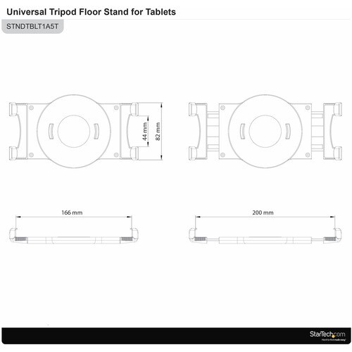 ADJUSTABLE TABLET TRIPOD STAND ADJUSTABLE PORTABLE TABLET HOLDER