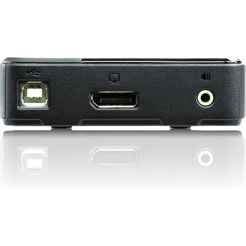 2PORT UHD 4K DP PORT KVM WITH 2 CABLES