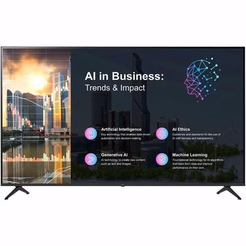 86 LCD TV 3840X2160 WIFI HDMI RS-232C RJ45 WEBOS25 WIFI BT