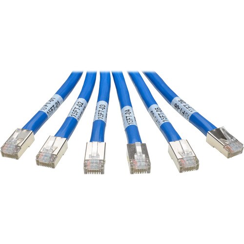 10FT CAT6 CAT6A TRUNK BUNDLE X6 AUGMENTED COPPER RJ45 M/M PRE-TERM