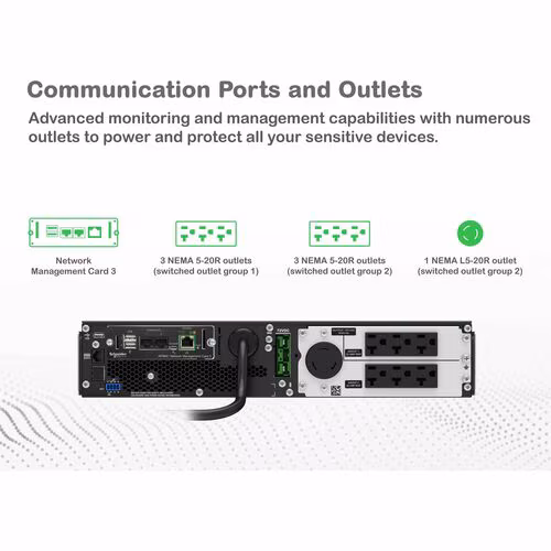 APC SMART-UPS SRT 2200VA RM 120V NETWORK CARD