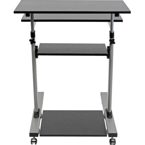 ROLLING MOBILE STANDING DESK HEIGHT ADJUSTABLE WORKSTATION