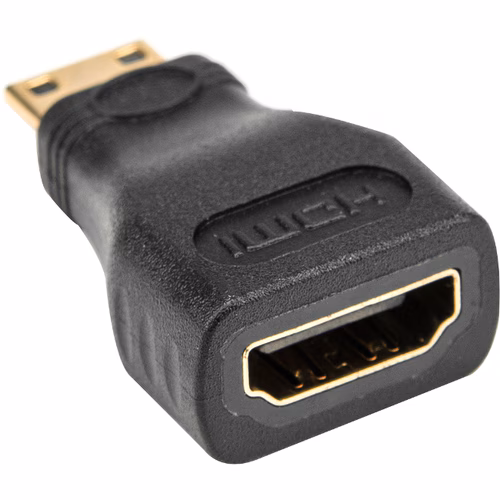 MINI HDMI TO HDMI M/F BLACK ADAPTER