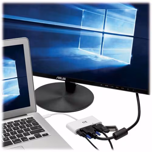 USB-C TO DVI VIDEO ADAPTER USB 3.1 GEN 2 W/ HUB CHARGING GBE