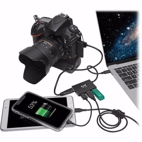 USB C HUB 4-PORT USB-A COMPACT USB 3.1 GEN 1 PORTABLE ALUMINUM