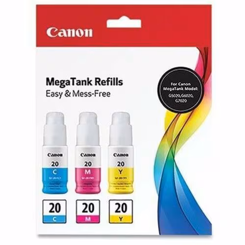 GI-20 CMY INK BOTTLE VALUE PACK