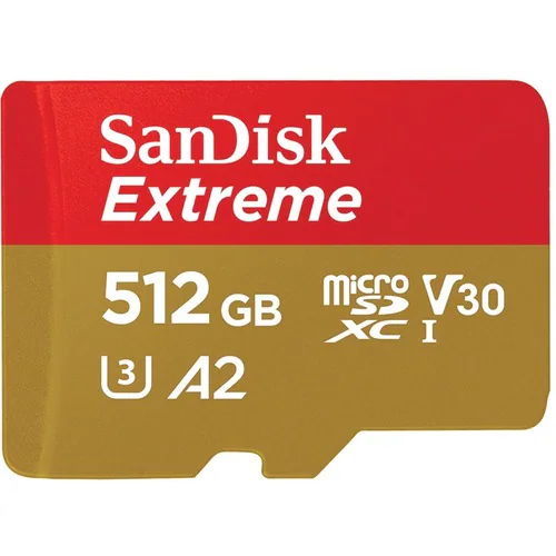 512GB EXTREME USD 160/90MB/S C10 UHS U3 V30 A2