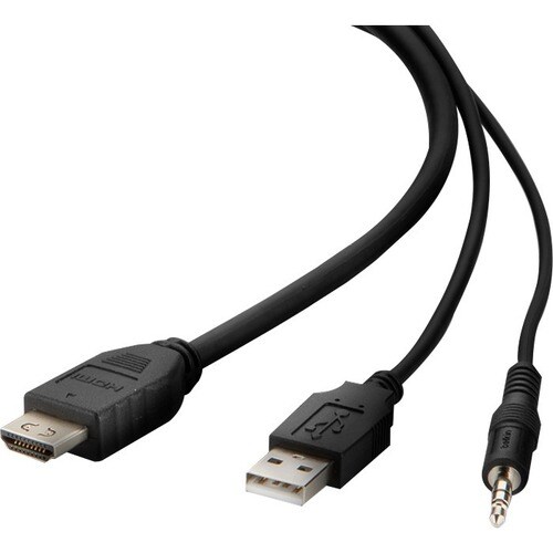 6FT TAA HDMI/USB/AUD CBL HDMI M/M USB A/B BAG  LABEL