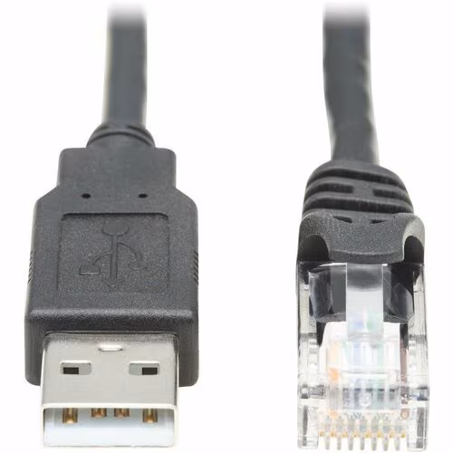 10FT USB-A TO RJ45 ROLLOVER M/M CONSOLE CABLE CISCO COMPATIBLE