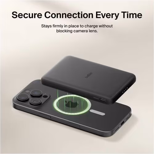 BOOSTCHARGE MAGNETIC POWER BANK 5K BLACK