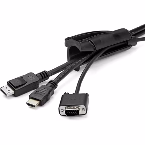 8FT COILED CABLE MANAGEMENT SLEEVE SPIRAL CORD WIRE ORGANIZER