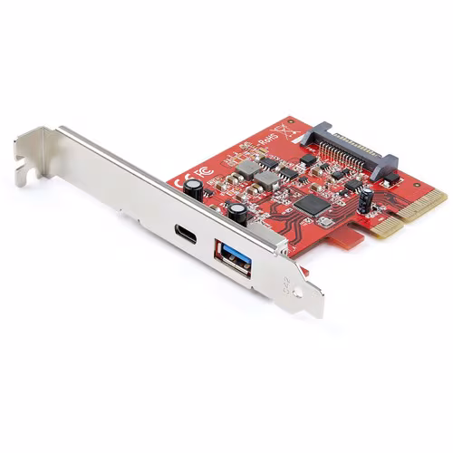 2 PORT USB C PCIE CARD USB 3.1 GEN 2 TYPE C/A PCI EXPRESS CARD