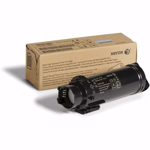 BLACK HIGH CAP TONER CARTRIDGE WC 6515 PHASER 6510 5500 PAGES