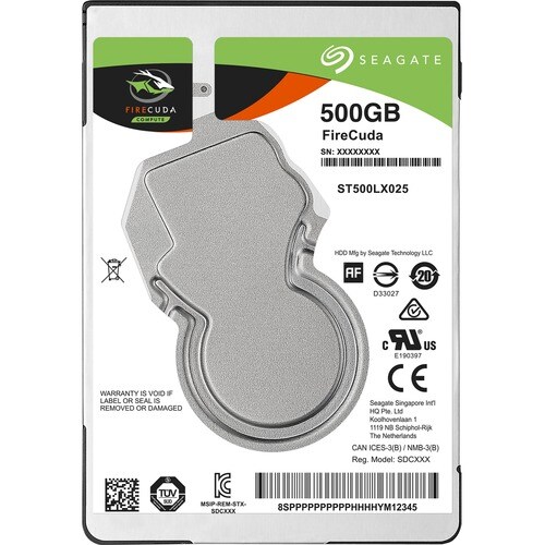 50PK 500GB FIRECUDA SATA 5400 RPM 128MB 2.5IN