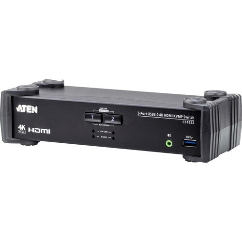 2PORT TRUE 4K HDMI KVM W MIXER