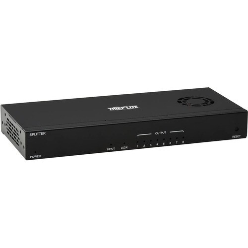 HDMI CAT6 EXTENDER SPLITTER TRANSMITTER POC 8-PORT 4K 60HZ