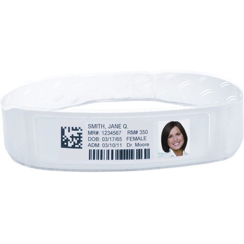 WRISTBAND POLYPRO/PET3X11IN DT Z-BAND W/ 200/ROLL 5ROLL