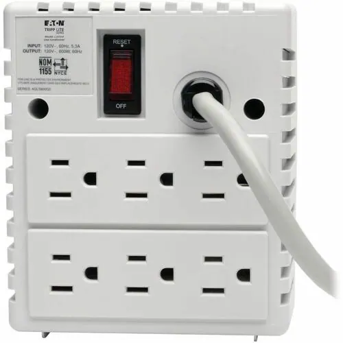 600W LINE CONDITIONER AVR 120V AC SURGE 720J 6 OUT 5-15R MODEMS