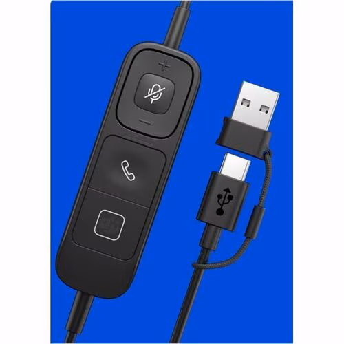 HP POLY MISSION 615 MONAURAL USB WIRED HEADSET