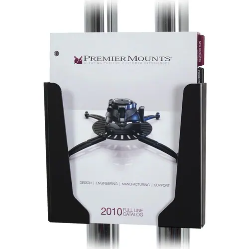 DUAL-POLE BROCHURE HOLDER FOR CARTS  STS