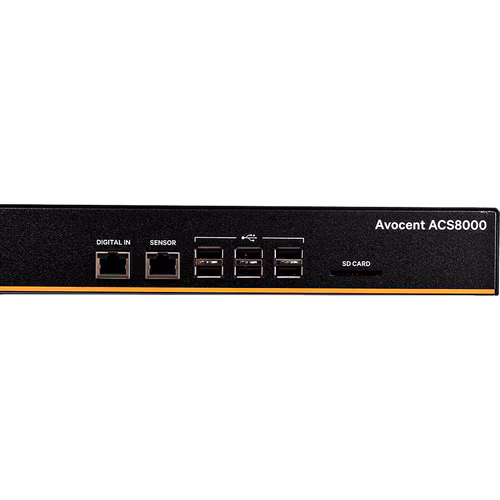8PORT ACS 8000 CONSOLE SVR W/ SINGLE AC PWR SUPPLY TAA COMPLIANT