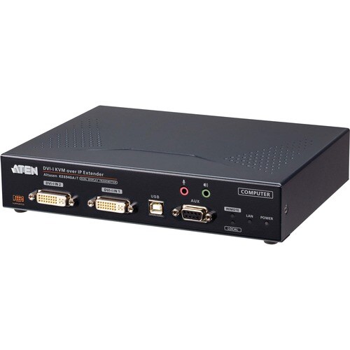 USB SINGLE LINK DVI-I DUAL DISPLAY KVM OVER IP TRANSMITTER