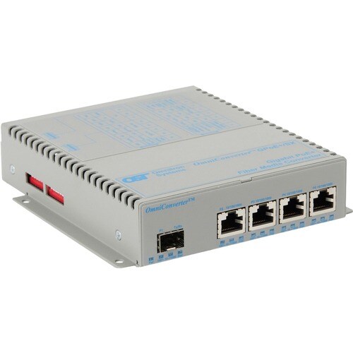 10/100/1000 4XRJ-45 POE+ SWITCH SFP AC US